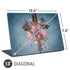 Brigid Ashwood Flower Cross Universal Laptop 13in (10.6 x 7.6in) Skin
