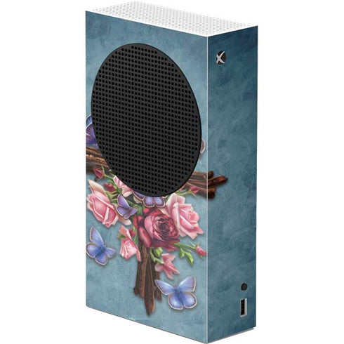 Brigid Ashwood Flower Cross Xbox Series S Console Skin