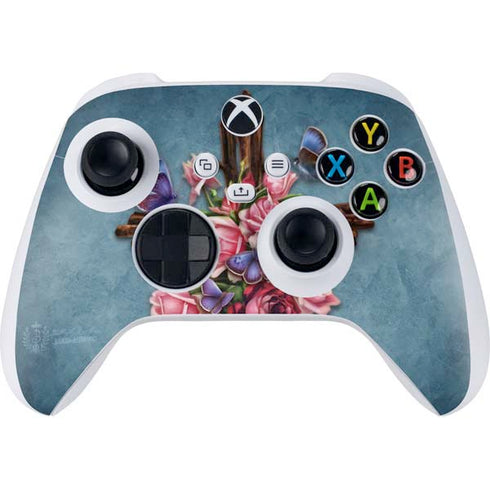 Brigid Ashwood Flower Cross Xbox Series S Controller Skin