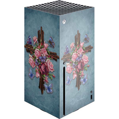Brigid Ashwood Flower Cross Xbox Series X Console Skin