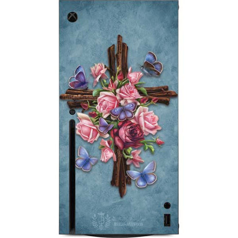 Brigid Ashwood Flower Cross Xbox Series X Console Skin