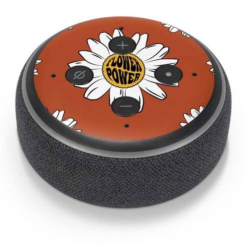 Flower Power Amazon Echo Dot Skin