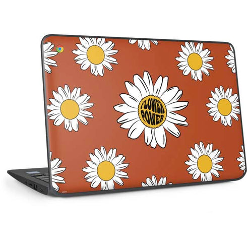 Flower Power HP Chromebook Skin