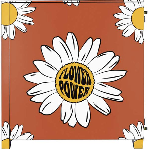 Flower Power Corsair 4000D Tempered Glass Mid-Tower ATX Case Skin