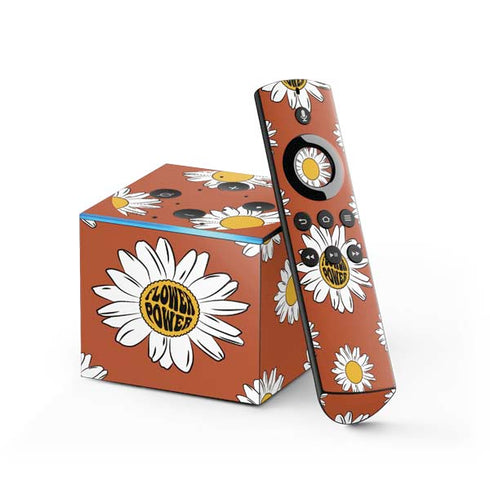 Flower Power Fire TV Cube Skin