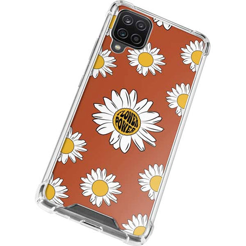 Flower Power Galaxy A12 Clear Case