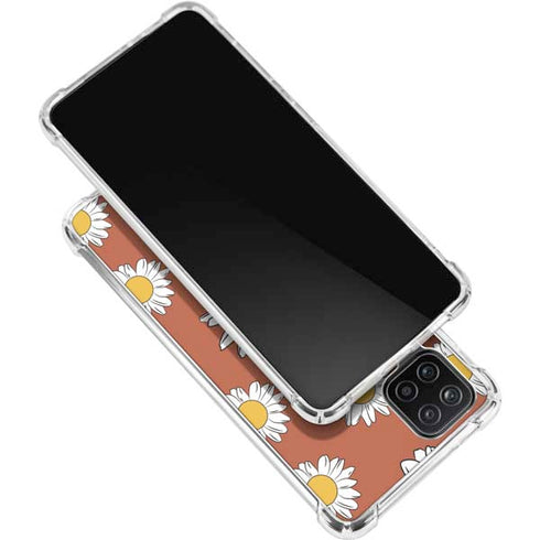 Flower Power Galaxy A12 Clear Case