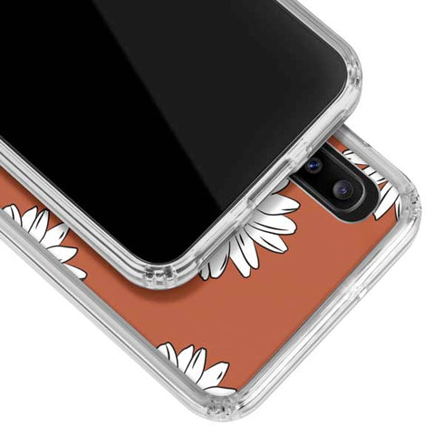 Flower Power Galaxy A20 Clear Case