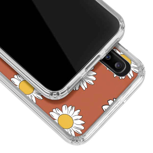 Flower Power Galaxy A30 Clear Case