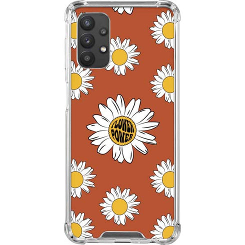 Flower Power Galaxy A32 5G Clear Case