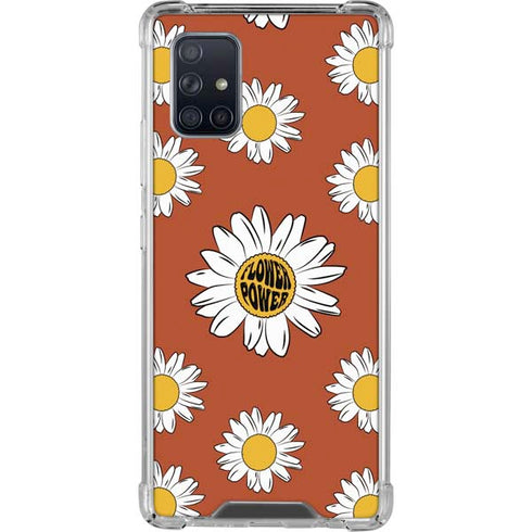 Flower Power Galaxy A71 5G Clear Case