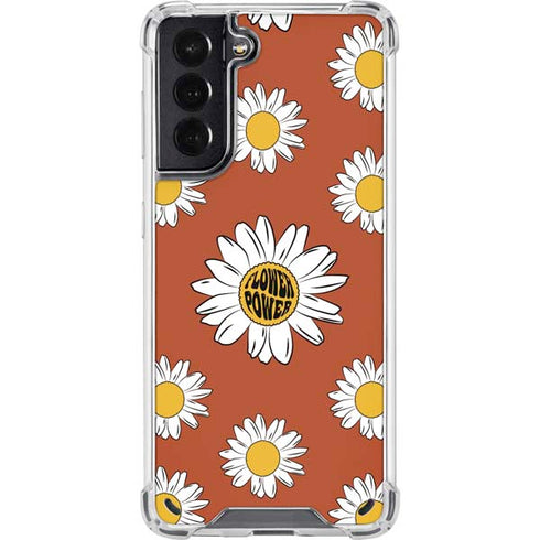 Flower Power Galaxy S21 5G Clear Case