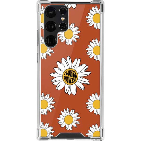 Flower Power Galaxy S22 Ultra Clear Case