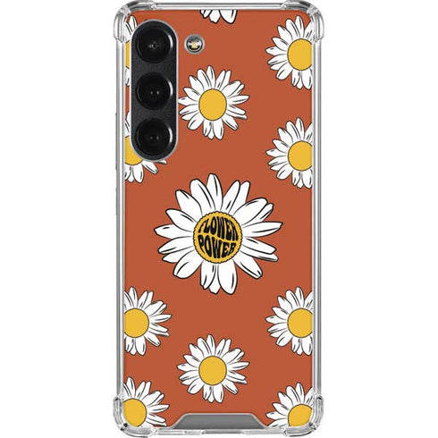 Flower Power Galaxy S23 Clear Case