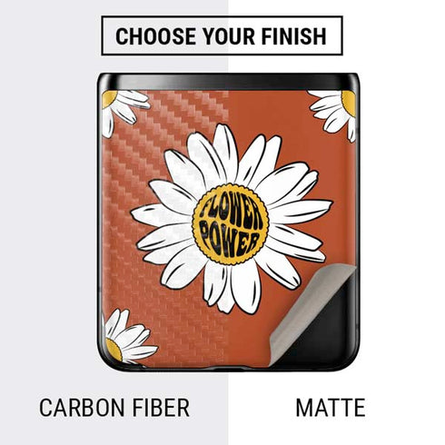 Flower Power Galaxy Z Flip Skin