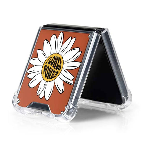 Flower Power Galaxy Z Flip5 5G Clear Case