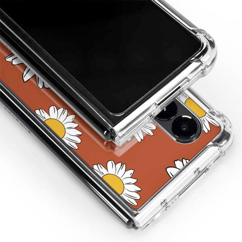 Flower Power Galaxy Z Fold4 5G Clear Case