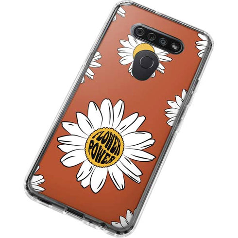 Flower Power LG K51/Q51 Clear Case