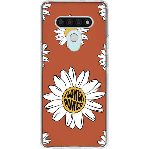 Flower Power LG Stylo 6 Clear Case