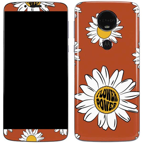 Flower Power Moto E5 Plus Skin