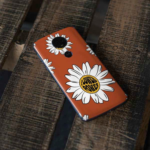 Flower Power Moto E5 Plus Skin