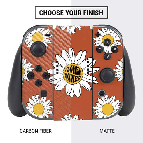 Flower Power Nintendo Switch Bundle Skin