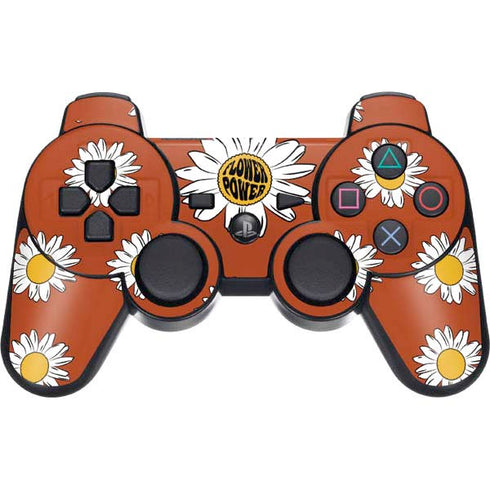 Flower Power PS3 Dual Shock wireless controller Skin