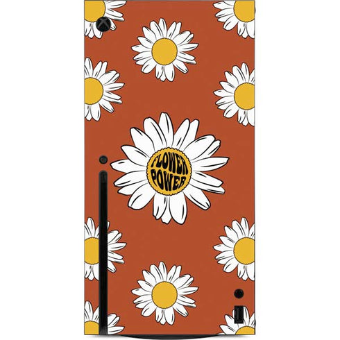 Flower Power Xbox Series X Console Skin