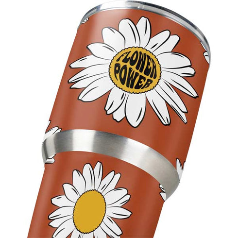 Flower Power Yeti 30oz Rambler Tumbler Skin