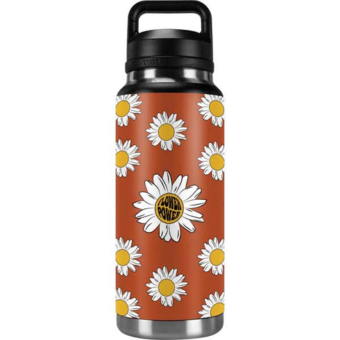 Flower Power YETI Rambler 36oz Bottle Skin
