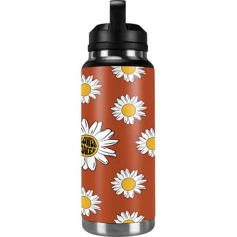 Flower Power YETI Rambler 36oz Bottle Skin