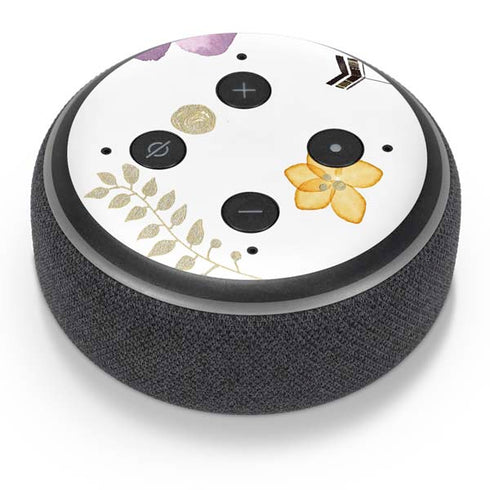 Flowers and Arrows Amazon Echo Dot Skin
