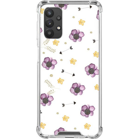 Flowers and Arrows Galaxy A32 5G Clear Case