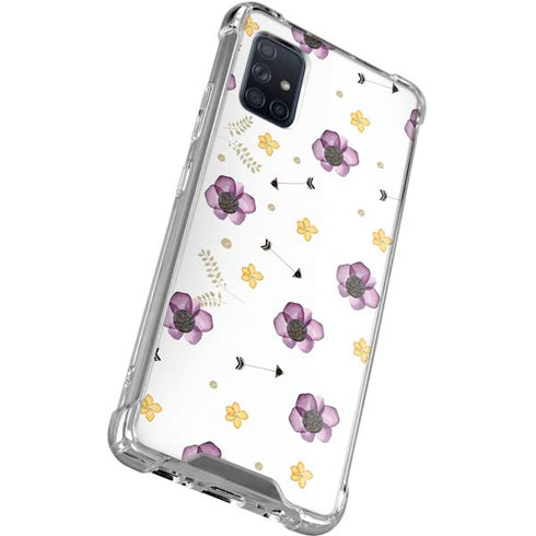 Flowers and Arrows Galaxy A51 5G Clear Case