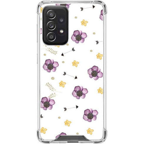 Flowers and Arrows Galaxy A52 5G Clear Case