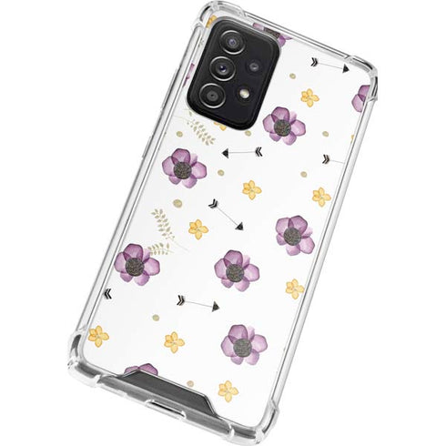 Flowers and Arrows Galaxy A52 5G Clear Case