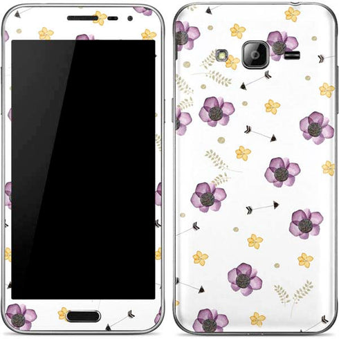 Flowers and Arrows Galaxy J3 Skin