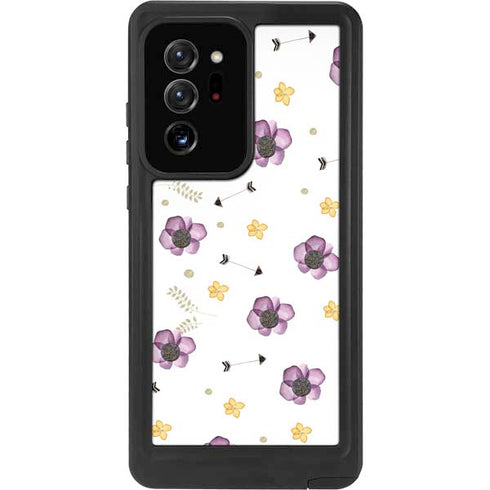 Flowers and Arrows Galaxy Note20 Ultra 5G Waterproof Case
