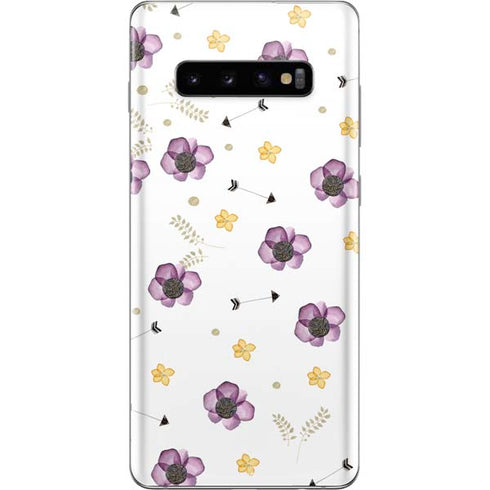 Flowers and Arrows Galaxy S10 Plus Skin