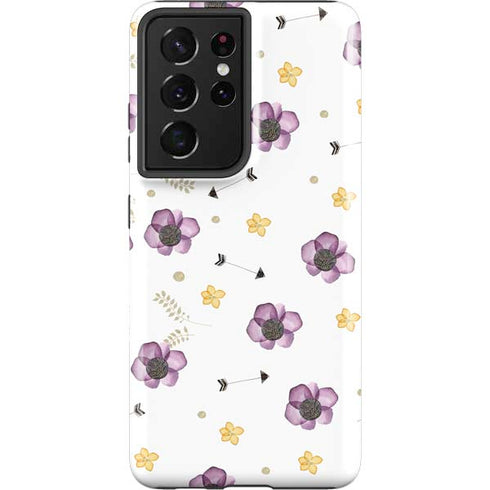 Flowers and Arrows Galaxy S21 Ultra 5G Pro Case