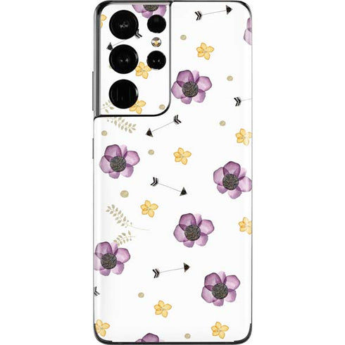 Flowers and Arrows Galaxy S21 Ultra 5G Skin