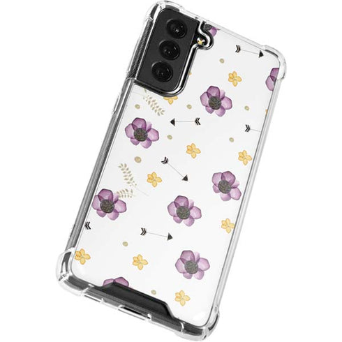 Flowers and Arrows Galaxy S22 Plus Clear Case