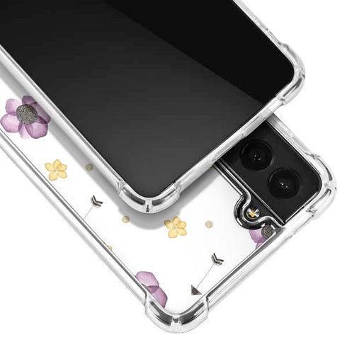 Flowers and Arrows Galaxy S22 Plus Clear Case