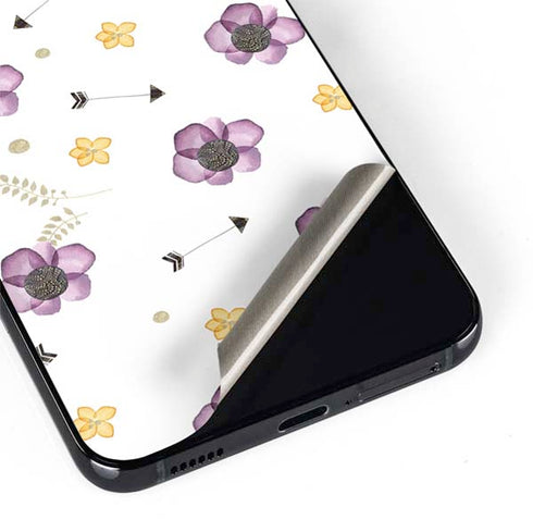 Flowers and Arrows Galaxy S22 Plus Skin