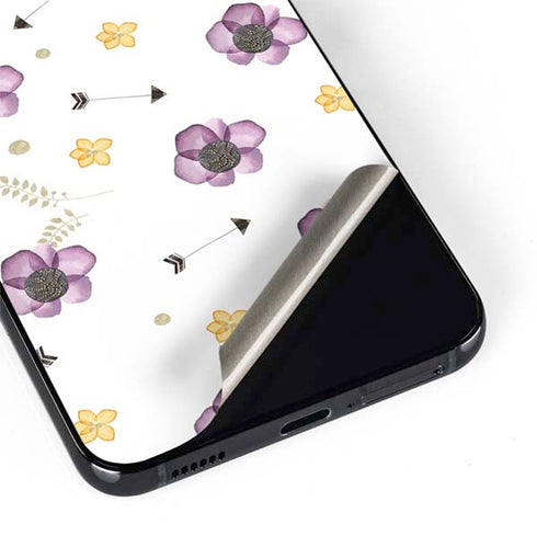 Flowers and Arrows Galaxy S22 Skin