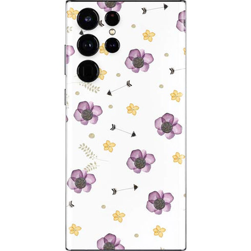 Flowers and Arrows Galaxy S22 Ultra Skin
