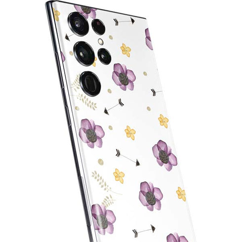 Flowers and Arrows Galaxy S22 Ultra Skin