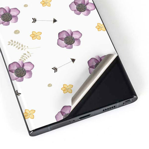 Flowers and Arrows Galaxy S22 Ultra Skin