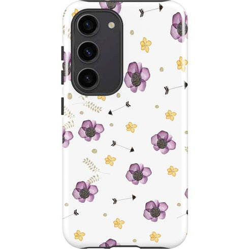 Flowers and Arrows Galaxy S23 Pro Case