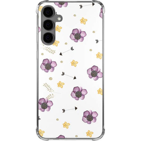 Flowers and Arrows Galaxy S24 Plus Clear Case